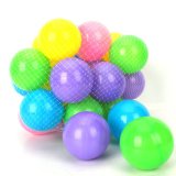 25pcs 55cm Soft Plastic Colorful Ocean Ball Fun Ballz Pit Balls Toy Baby Kids Tent Swim Toys Random colors